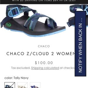 Chaco Z Cloud, Women 11